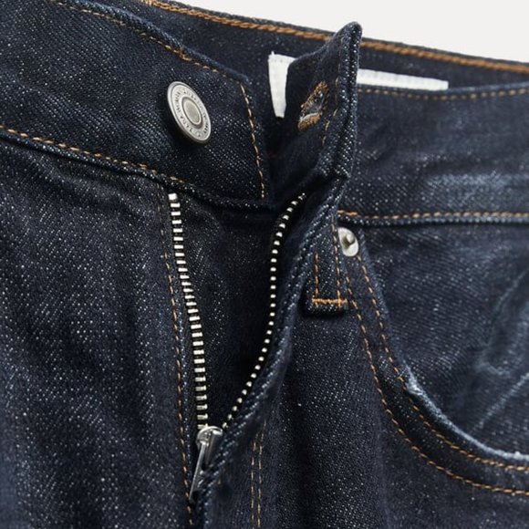 ZARA RELAXED MID WAIST JEANS - Picture 6 of 12